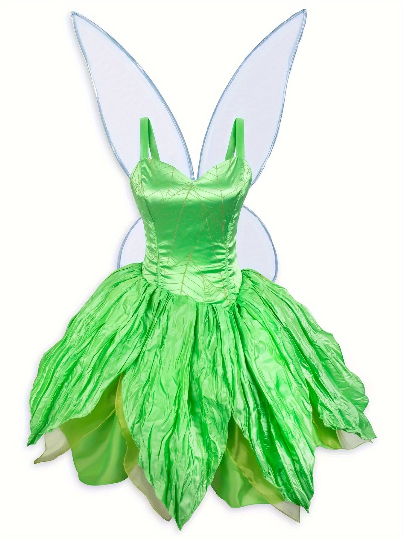 Women Fairy Winged Halloween Costume Dress | Mini Sleeveless 1
