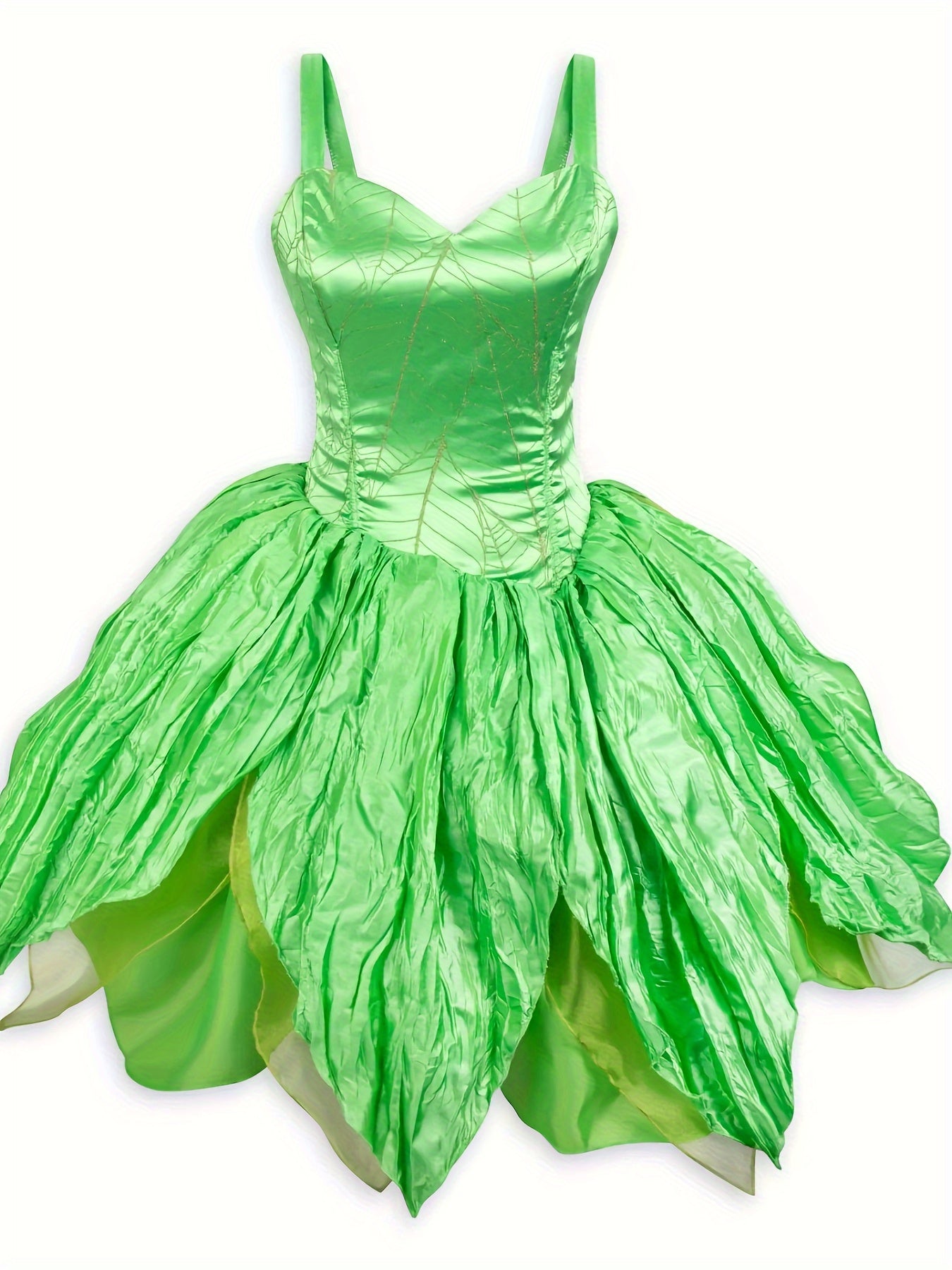Women Fairy Winged Halloween Costume Dress | Mini Sleeveless 3