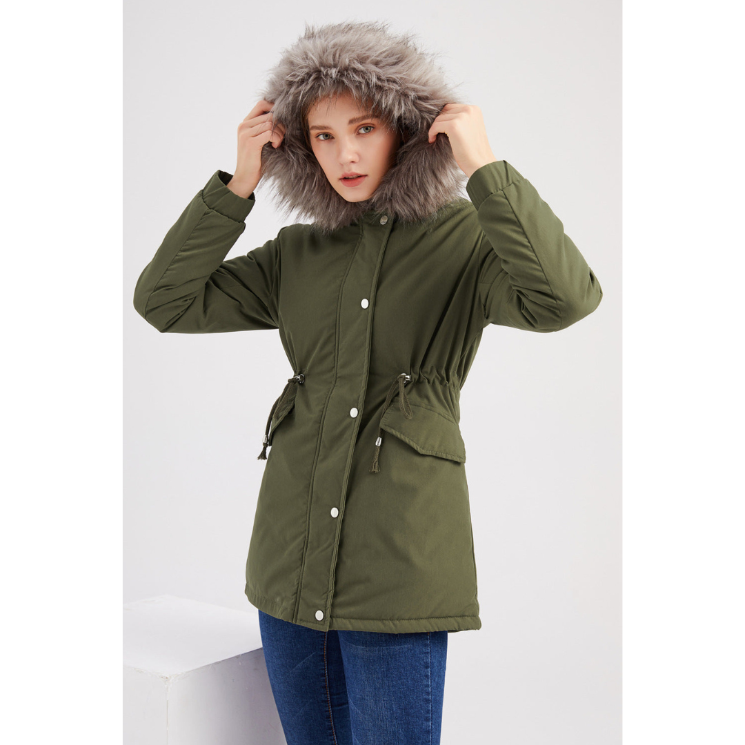 Women's Hooded Winter Parka Jacket | Warm 3