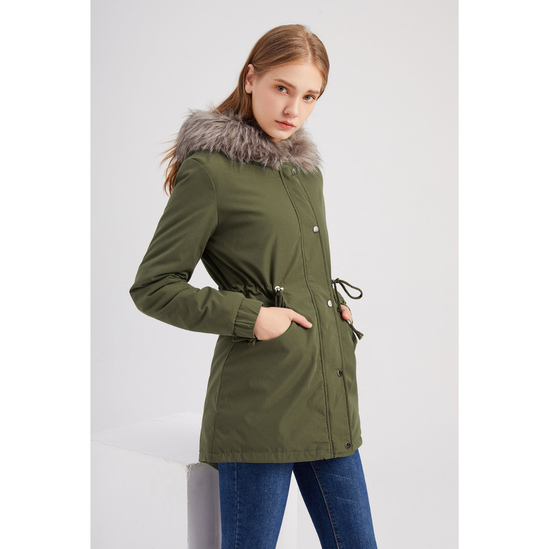 Women's Hooded Winter Parka Jacket | Warm 4
