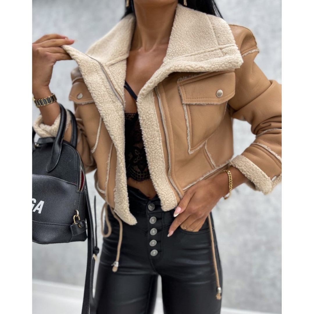 Women's Stylish Winter Cropped Jacket | Warm 2