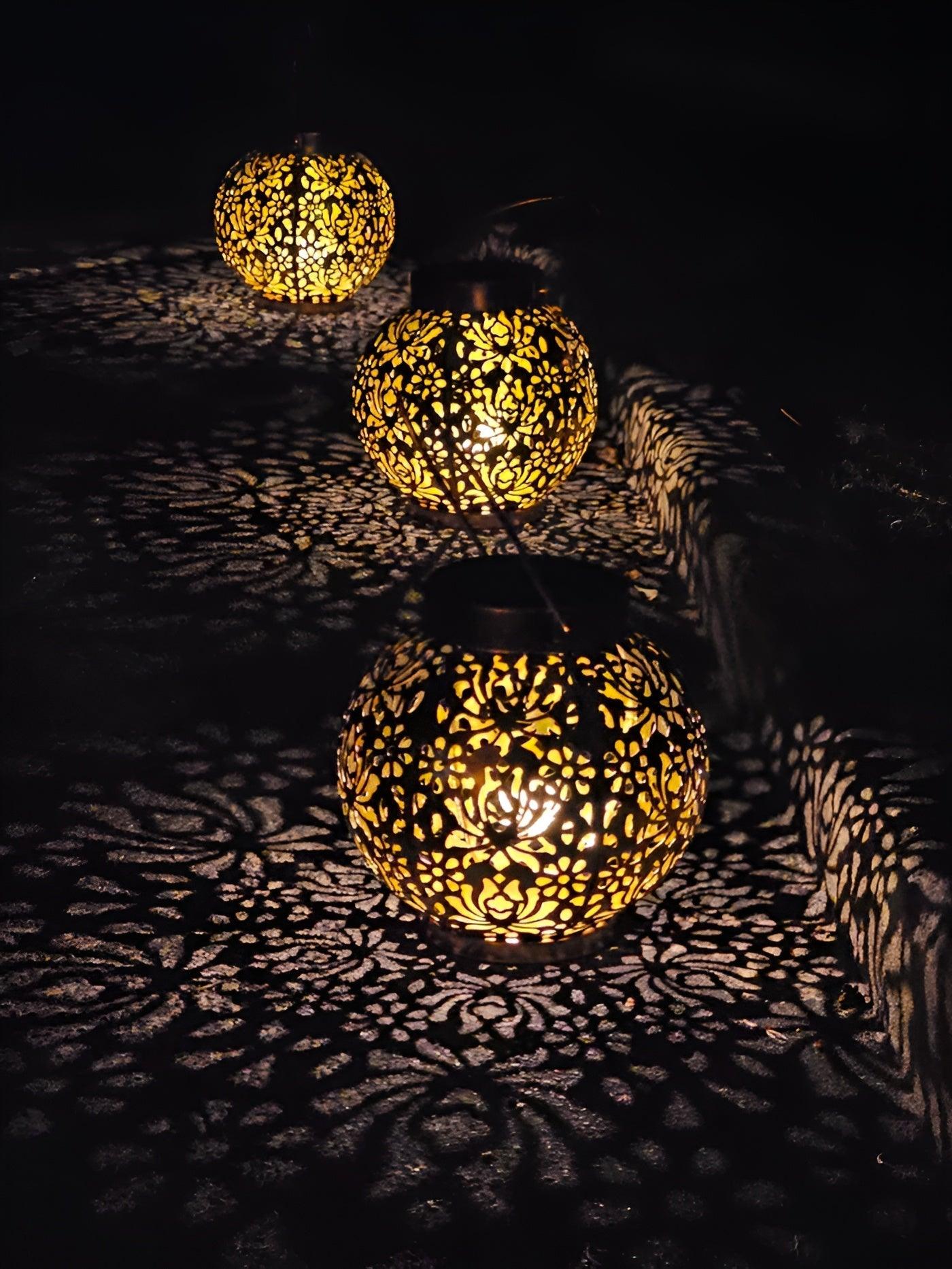 AquaGlow – Waterproof Solar LED Garden Hanging Light