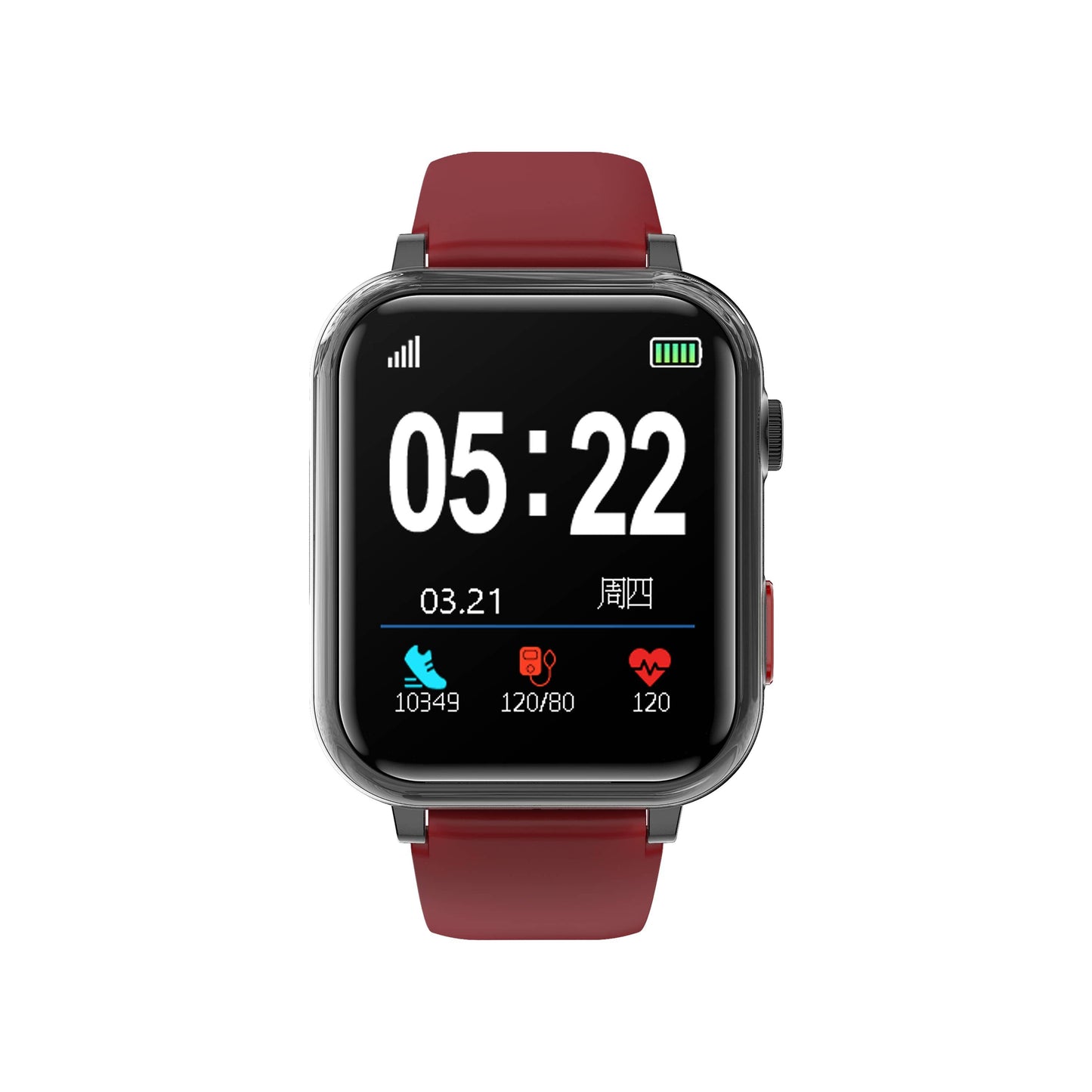 Zelara Calculation Ein-Klick-SOS call GPS positioning blood sugar texts and notification receive health smartwatch 4