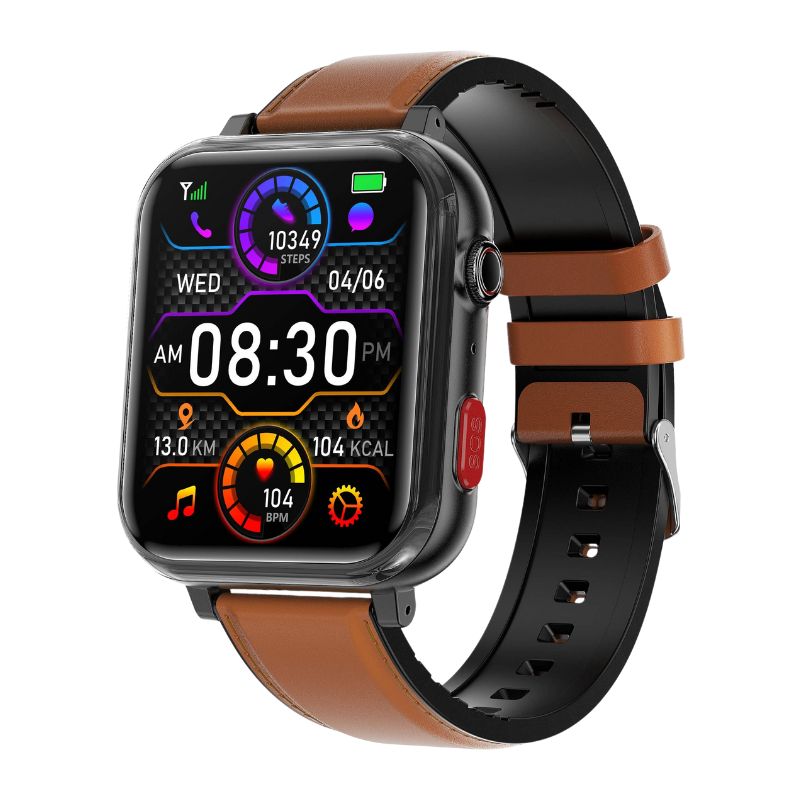 Zelara Calculation Ein-Klick-SOS call GPS positioning blood sugar texts and notification receive health smartwatch 6