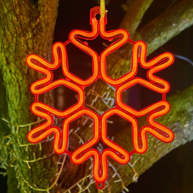 Elegant Snowflake LED Lights - Weather Resistant, Energy Efficient, Indoor/Outdoor Decor-5