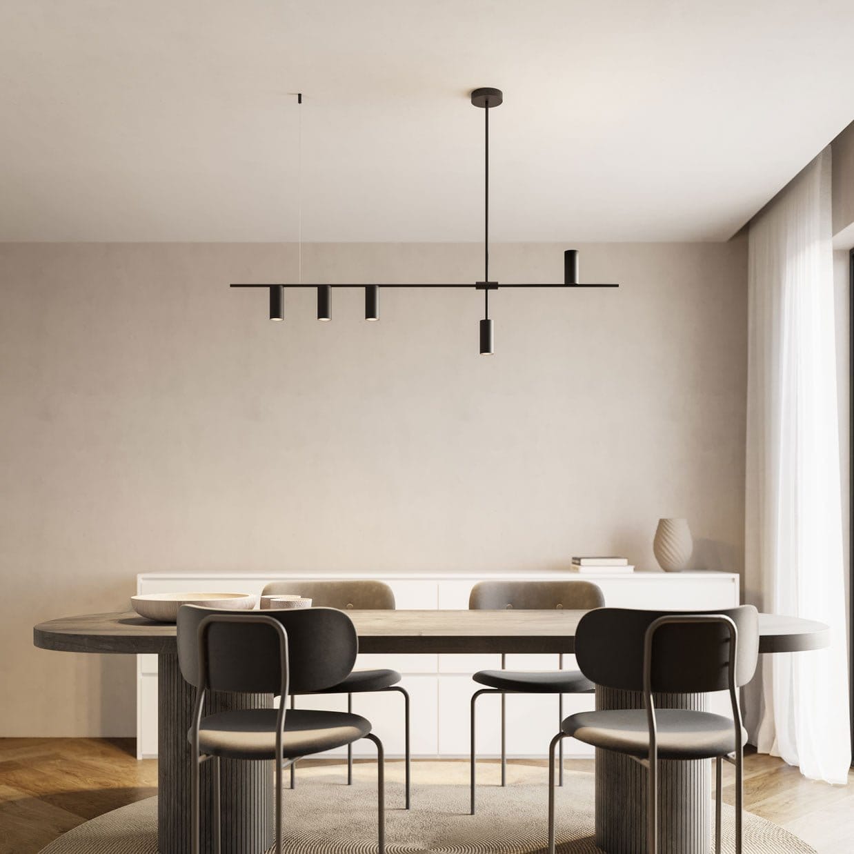 WarmLumi - Lámpara Colgante LED Ajustable