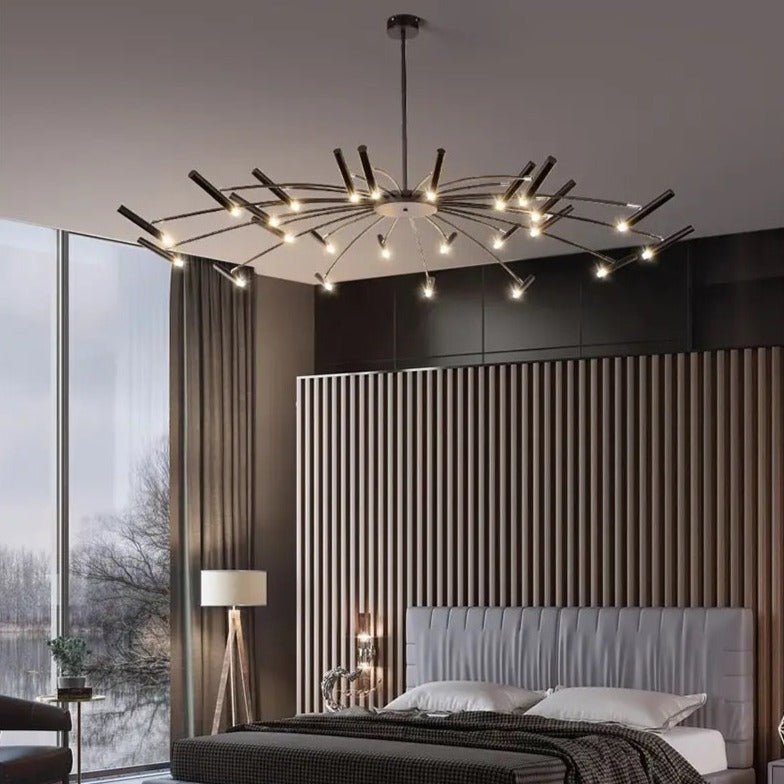 LuxeBeam - Elegant LED Chandelier
