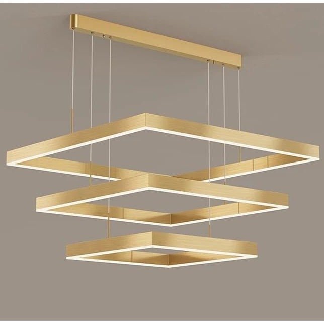 AuraGlow – Elegante lampadario a LED con funzione dimmerabile