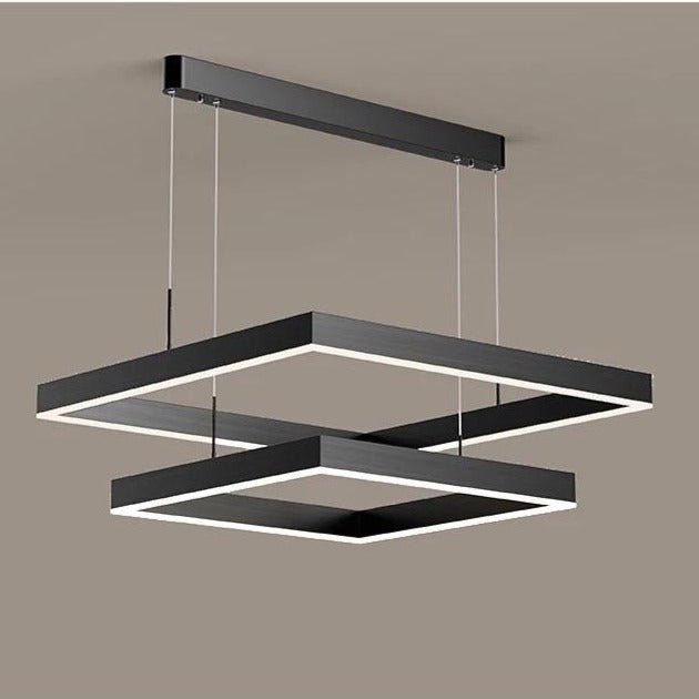 AuraGlow – Elegante lampadario a LED con funzione dimmerabile