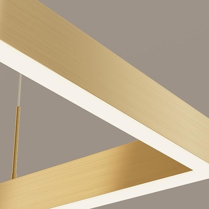 AuraGlow – Elegante lampadario a LED con funzione dimmerabile
