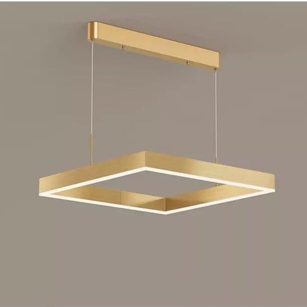 AuraGlow – Elegante lampadario a LED con funzione dimmerabile