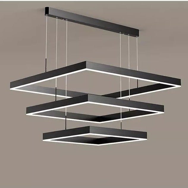AuraGlow – Elegante lampadario a LED con funzione dimmerabile