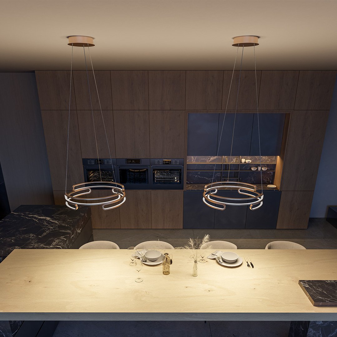 MetalAura - Sophisticated Hanging Lamp