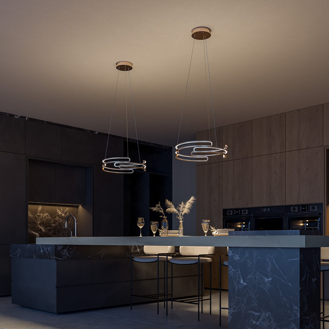 MetalAura - Sophisticated Hanging Lamp