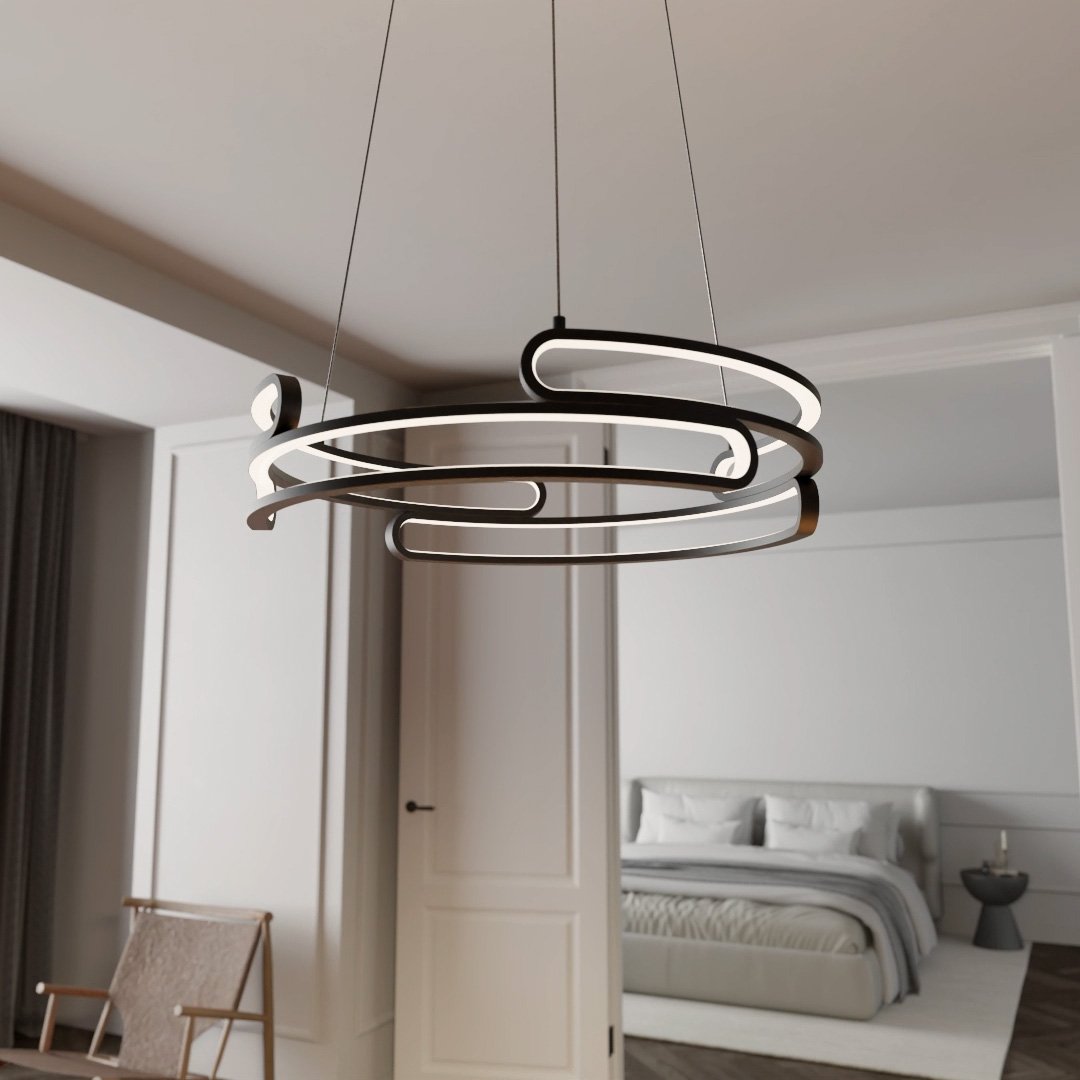 MetalAura - Sophisticated Hanging Lamp