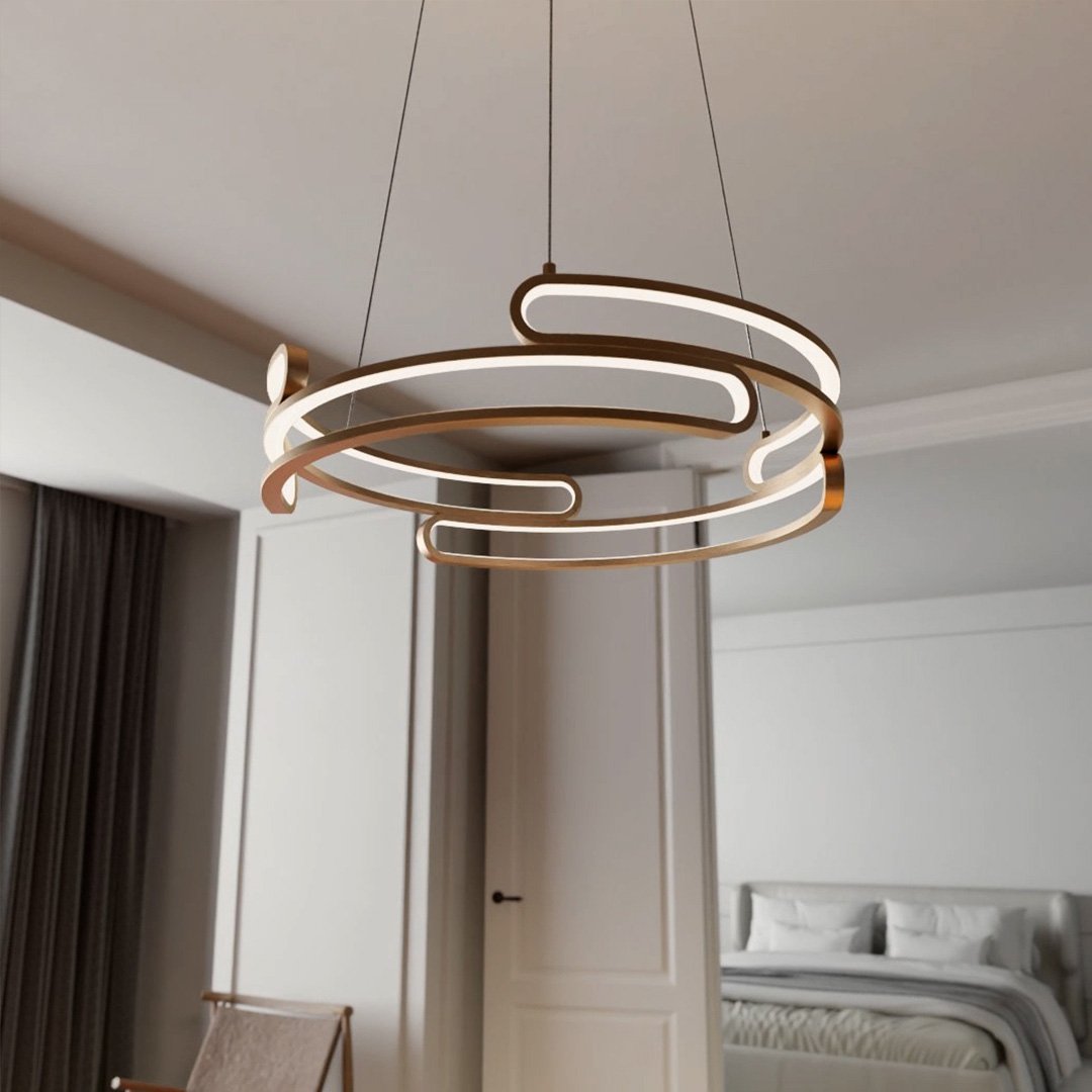 MetalAura - Sophisticated Hanging Lamp
