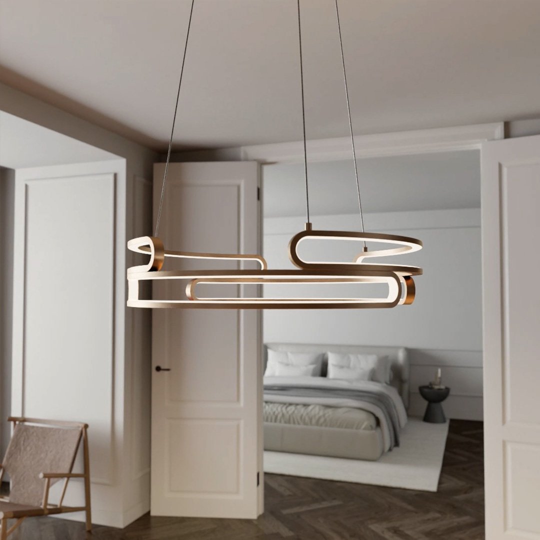 MetalAura - Sophisticated Hanging Lamp