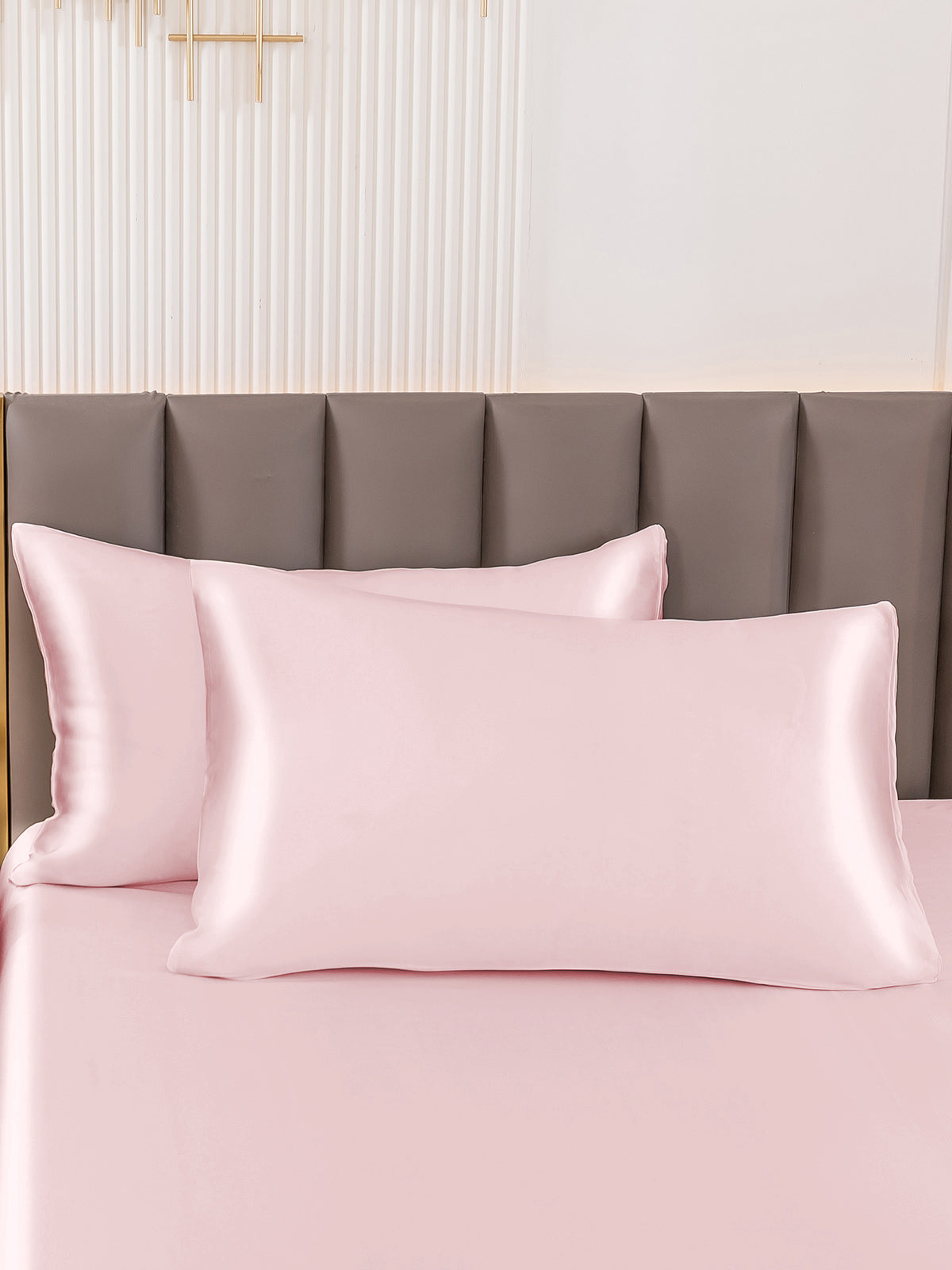DreamSilk - 2-Pack Mulberry Silk Pillowcases with Hidden Zipper Closure