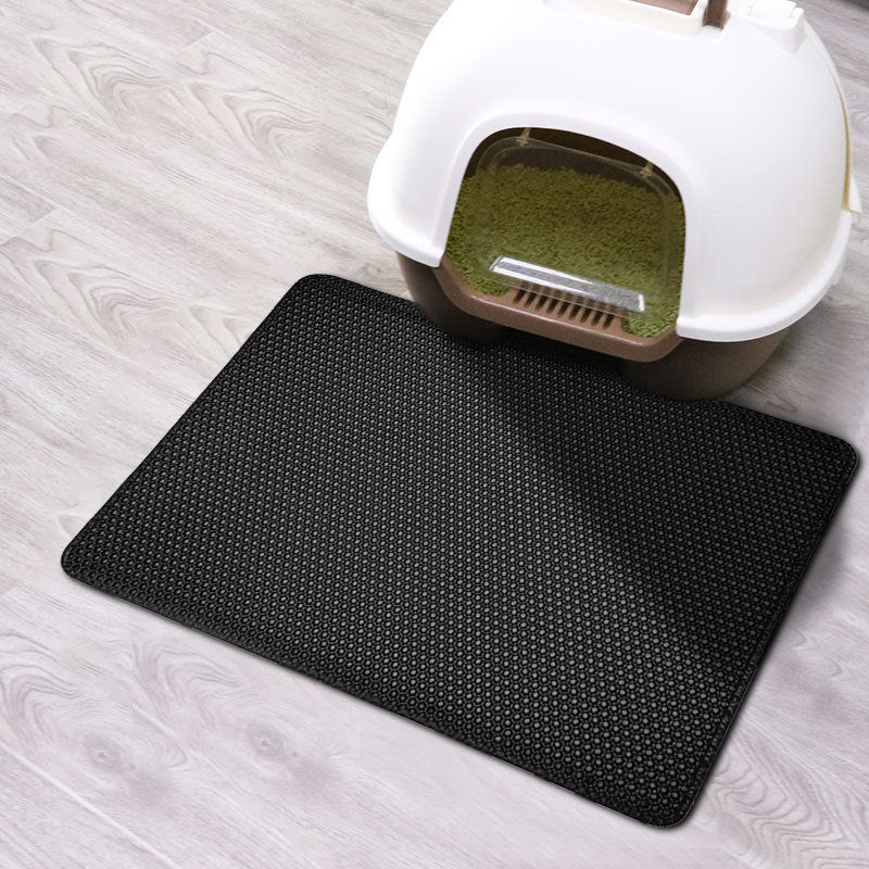 Soft Waterproof Cat Litter Mat – Easy to Clean Kitty Litter Box Floor Mat for Tidy Home-6