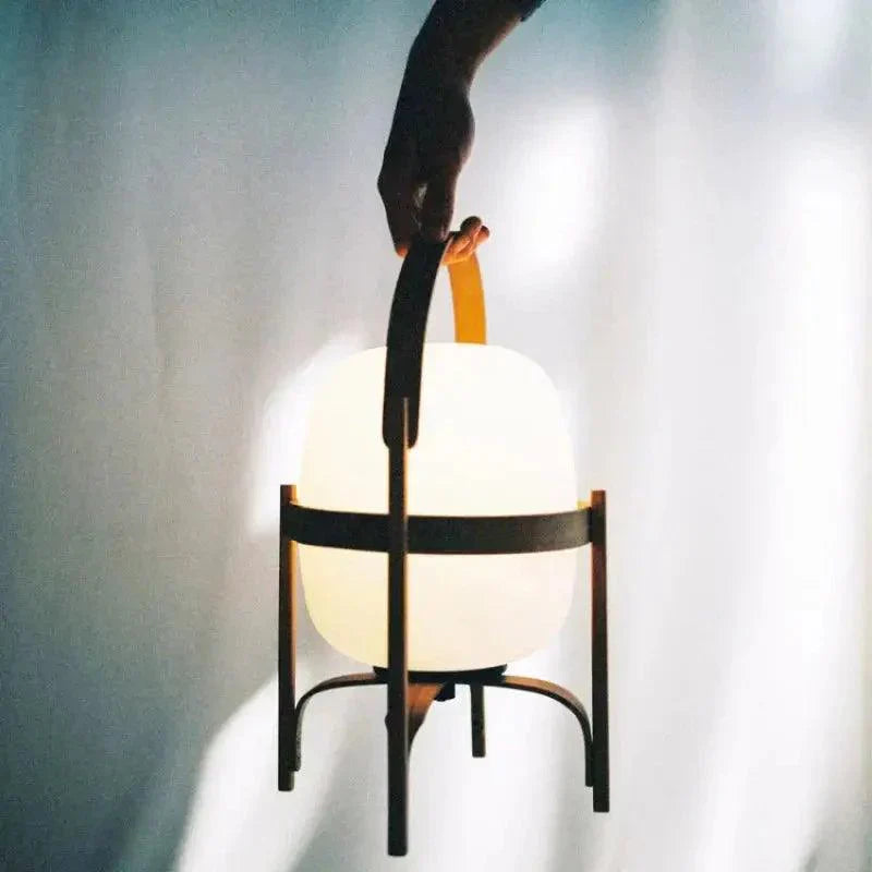 NatureLuxe - Wooden Light Table Lamp