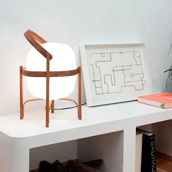 NatureLuxe - Wooden Light Table Lamp