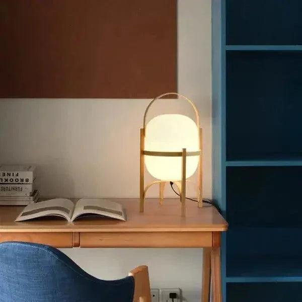 NatureLuxe - Wooden Light Table Lamp