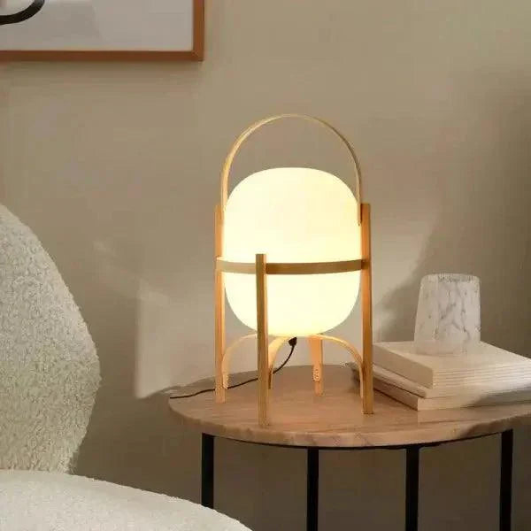 NatureLuxe - Wooden Light Table Lamp