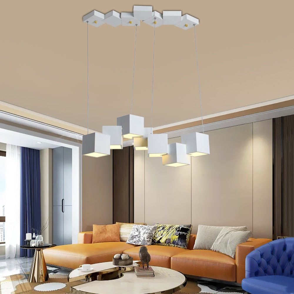 GlowCube – Elegante Lampada a Sospensione LED