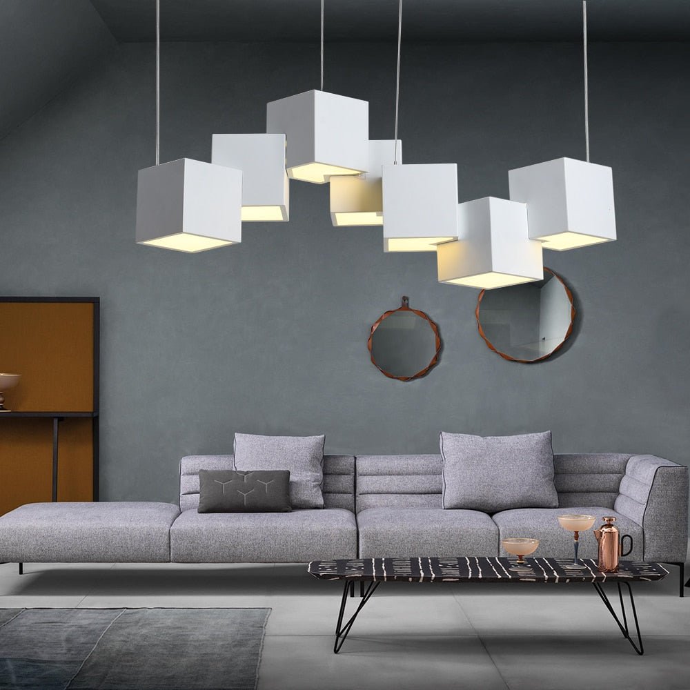 GlowCube – Elegante Lampada a Sospensione LED