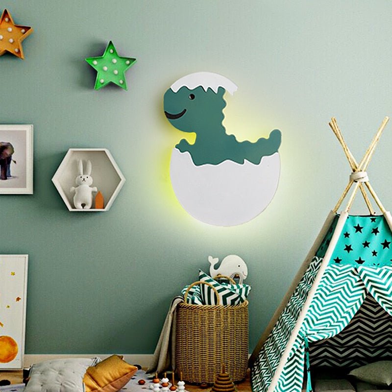 TinyDino - Niedliche LED-Wandlampe