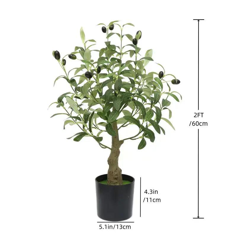 OlivaLeaf - Lifelike Olive Tree Decoration