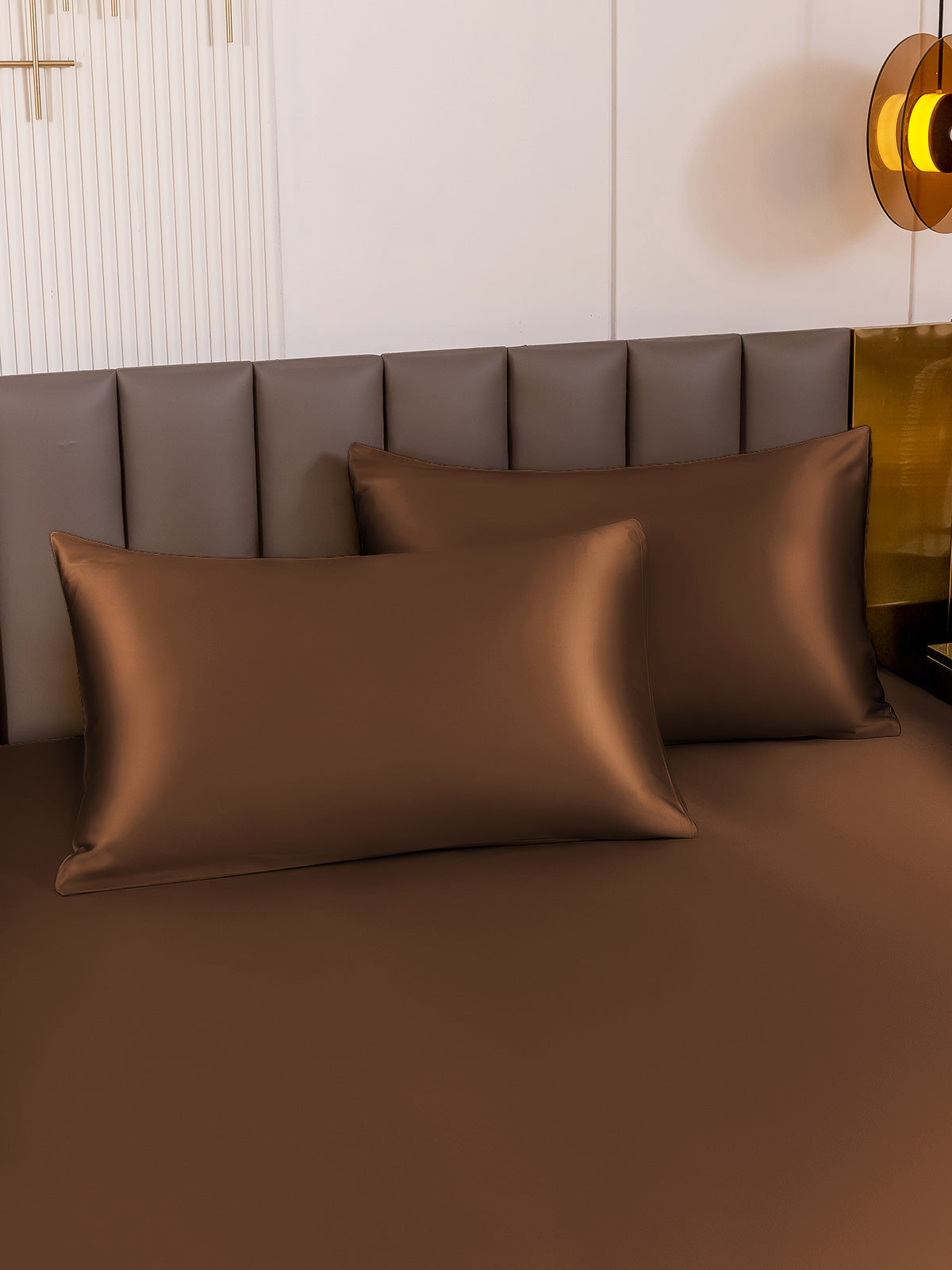 DreamSilk - 2-Pack Mulberry Silk Pillowcases with Hidden Zipper Closure