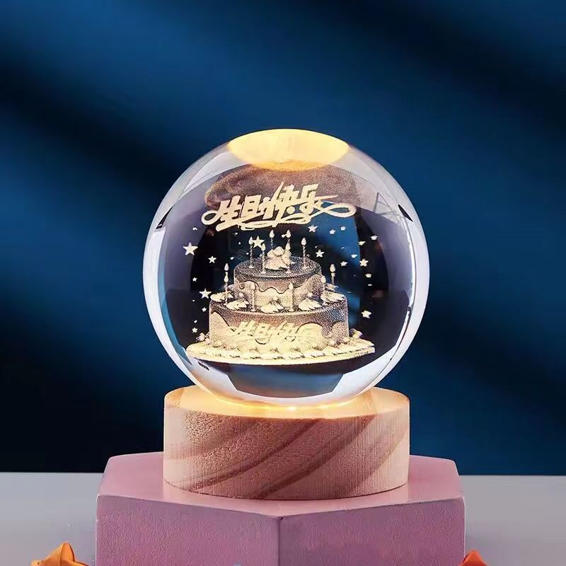 DreamBeam – 3D Crystal LED Night Light