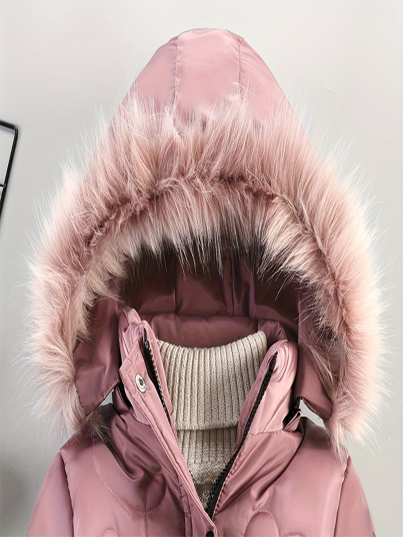 SnowFlurry | Cozy Winter Coat with Hood for Girls