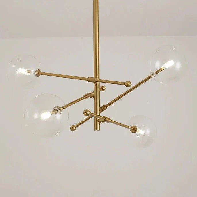 OpalShine – Sophisticated Glass Chandelier for Luxury Homes