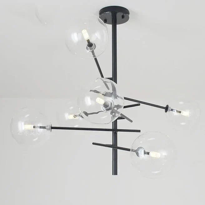 OpalShine – Sophisticated Glass Chandelier for Luxury Homes
