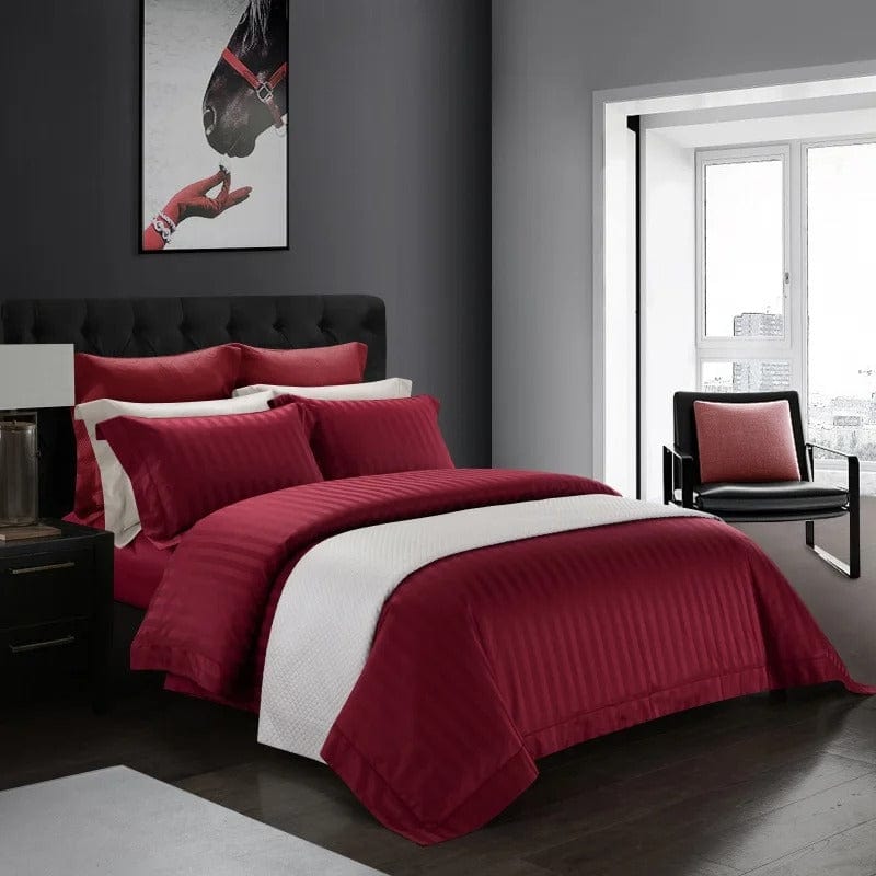 BurgundyGlow - Egyptisch Katoen Duvet Set