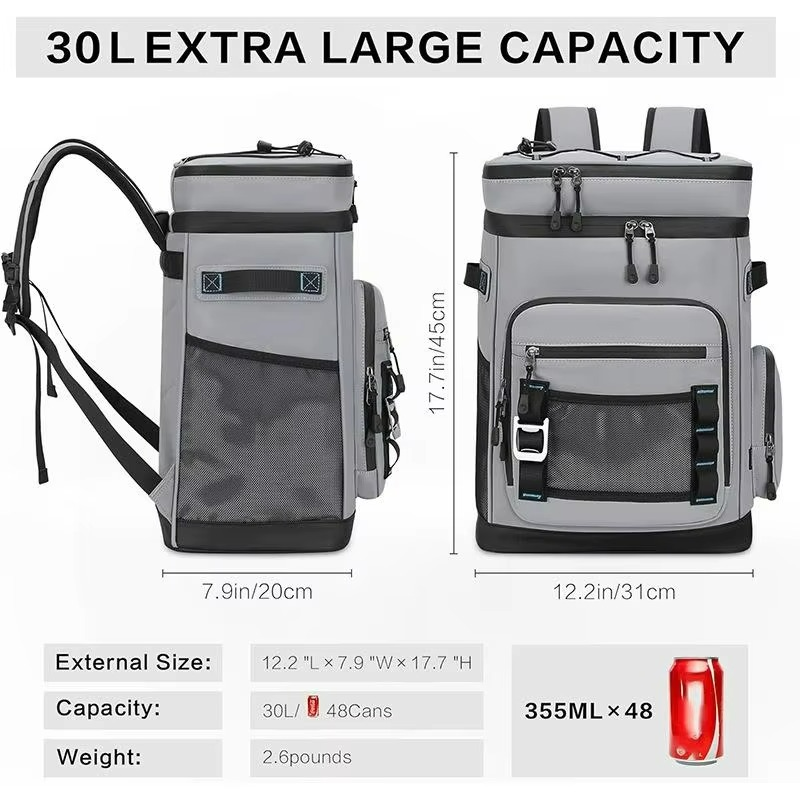 Lunch Food Box Waterproof Backpacks Outdoor Picnic Travel