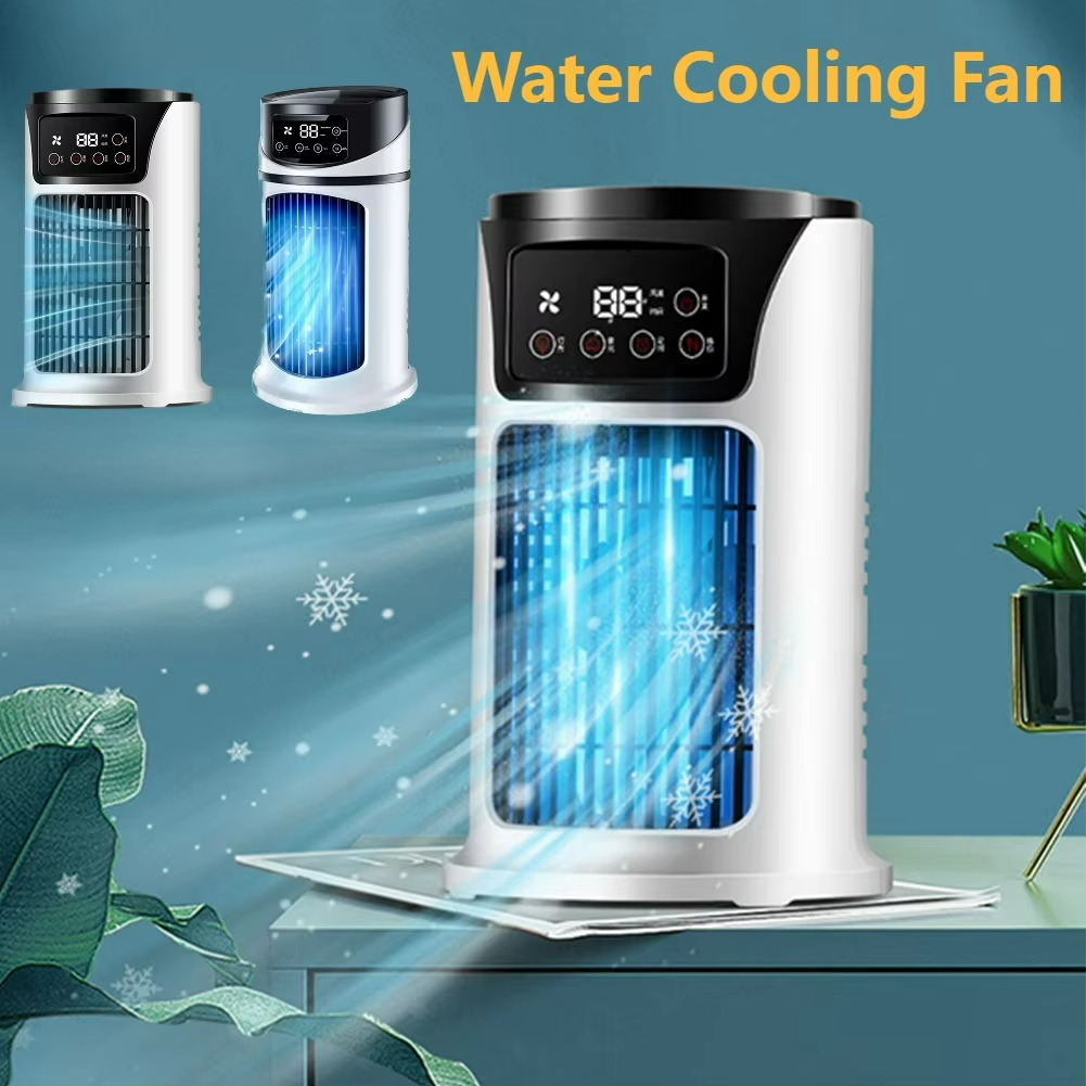 Wasserkühlventilator mit Luftbefeuchter für Schlafzimmer Wohnzimmer Büro
