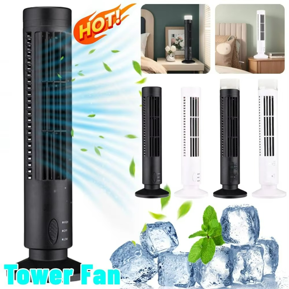 Turmventilator ohne Flügel für den Schreibtisch, tragbarer elektrischer Ventilator