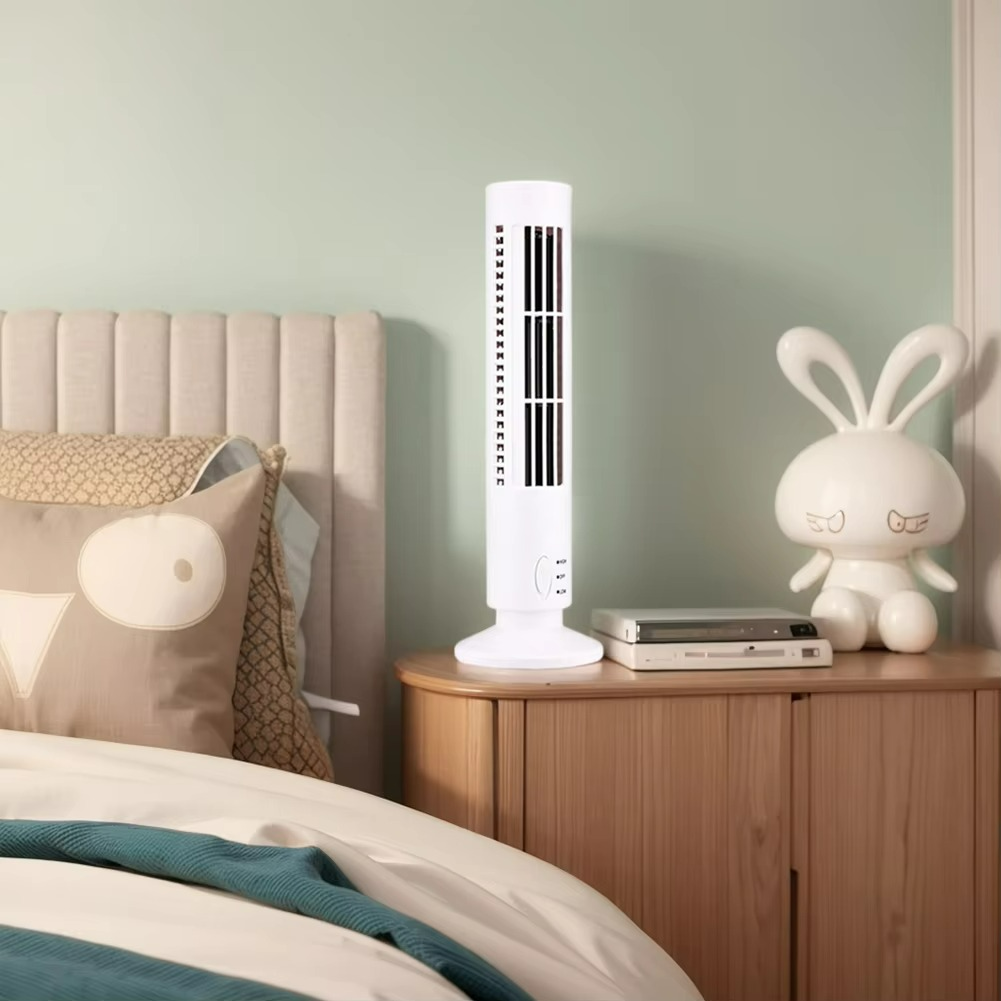 Turmventilator ohne Flügel für den Schreibtisch, tragbarer elektrischer Ventilator