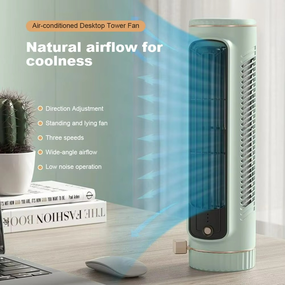 Tower Fan USB Charging Portable Air Conditioner
