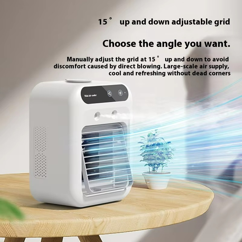 Wiederaufladbare Mini-Klimaanlage Tragbarer Wasser-Kühlventilator