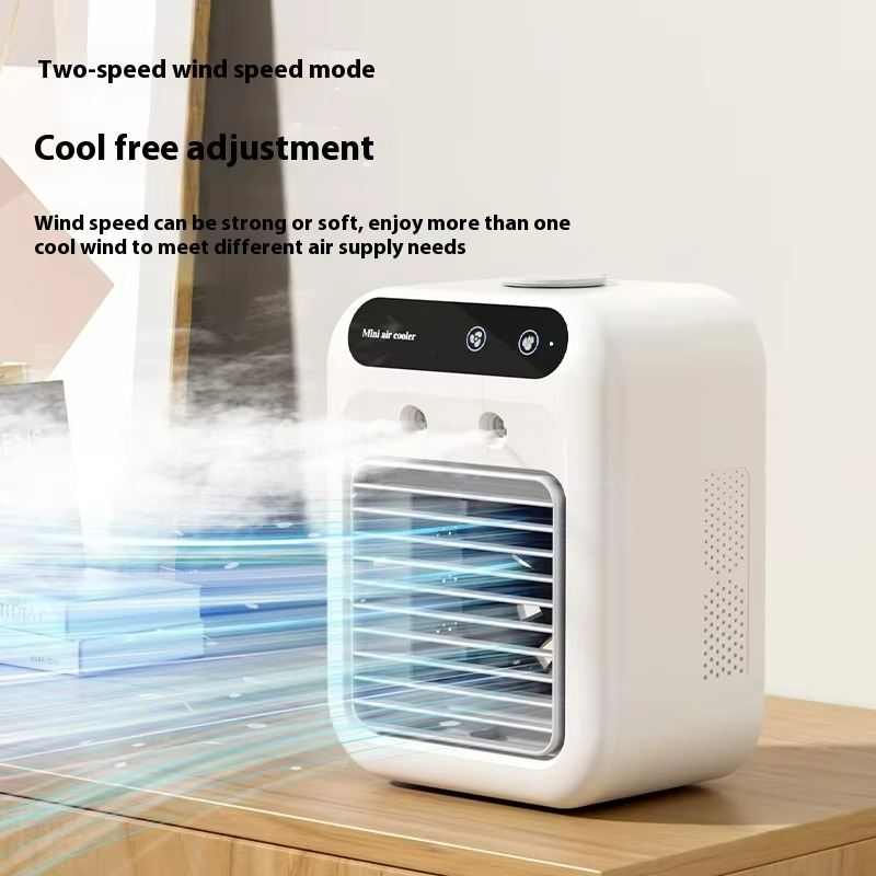 Wiederaufladbare Mini-Klimaanlage Tragbarer Wasser-Kühlventilator