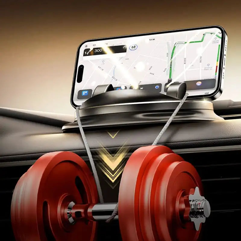 360° Rotating Car Phone Holder – Adjustable Dashboard and Air Vent Mount for Cell Phones 4-6.5 Inches-2