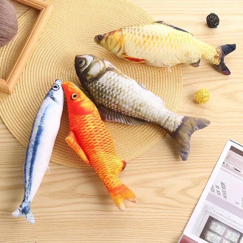 Interactive Dog Toy - Realistic Moving Fish with Motion Sensor, Rechargeable Battery, Safe for All Dogs-2