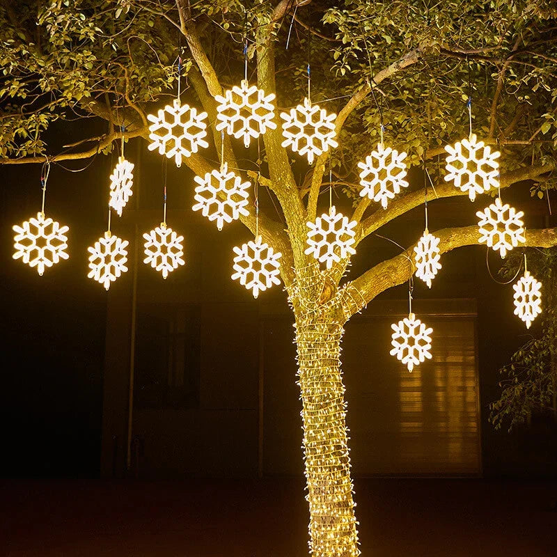 Variant image for Elegant Snowflake LED Lights - Weather Resistant, Energy Efficient, Indoor/Outdoor Decor-1