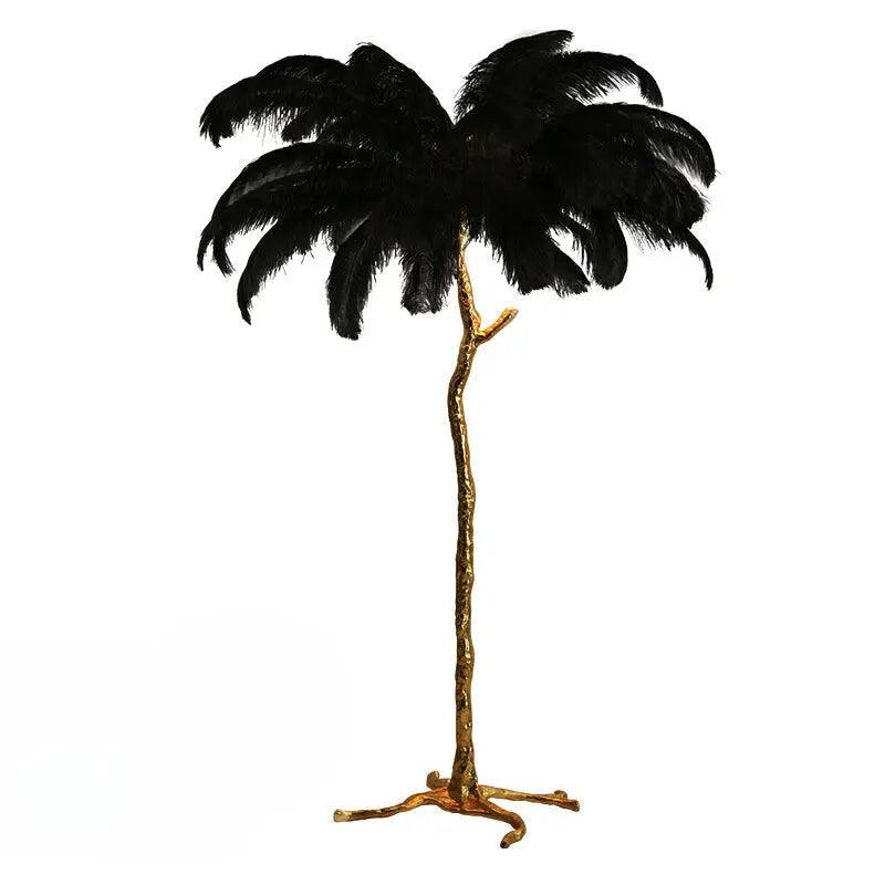 LuxeOstral - Nordic Ostrich Feather Floor Light