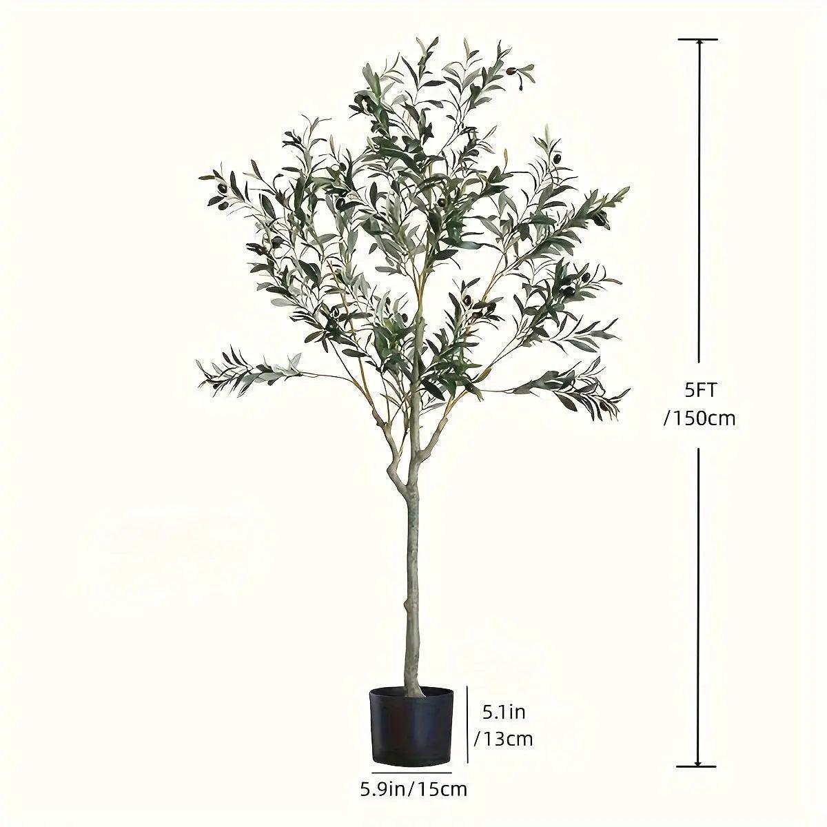 OlivaLeaf - Lifelike Olive Tree Decoration