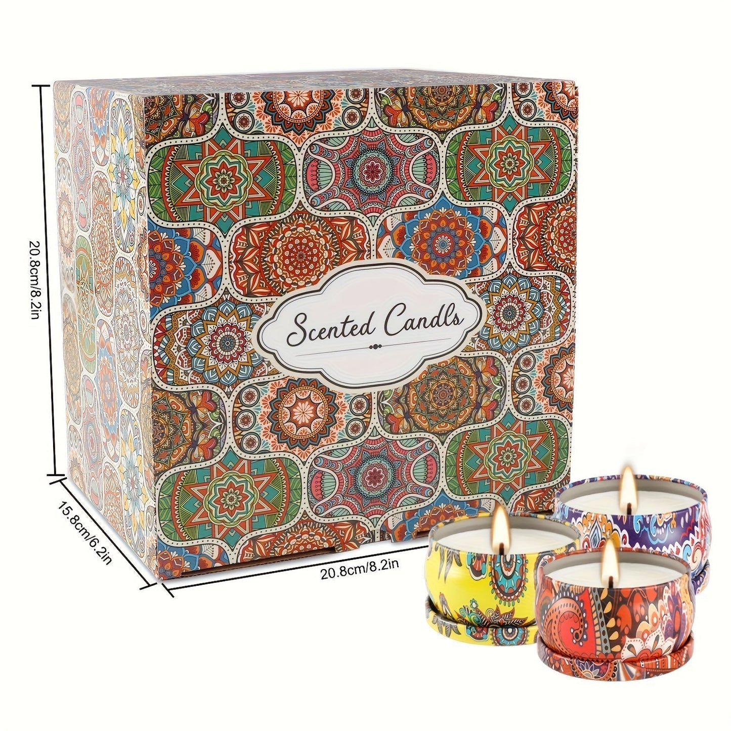NatureScent - 36 Fragrant Candles with Pure Aromas